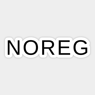 Noreg Norway Sticker